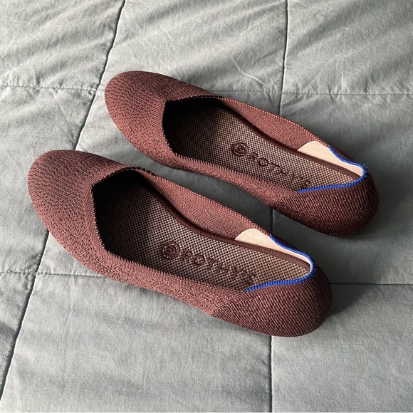 Rothy’s Truffle Python Size 9 Ballet Flat Shoes - Picture 6 of 6